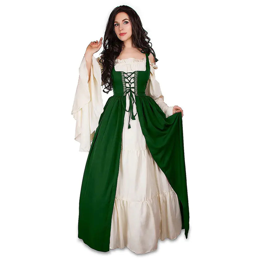 Robe de Costume Médiévale Élégante pour Événements Féminins
