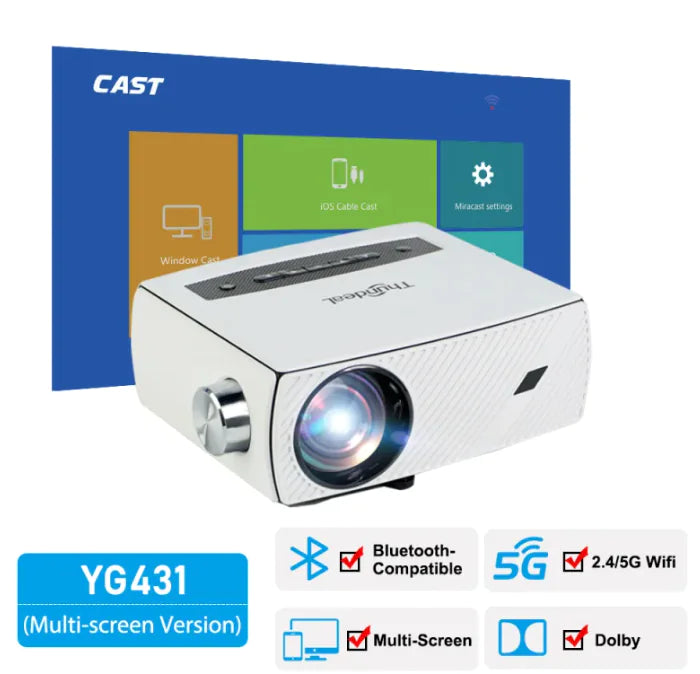 HD Mini Portable Home Projector