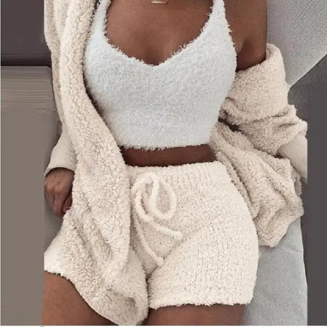 Ensemble de Pyjama Tricoté Confortable