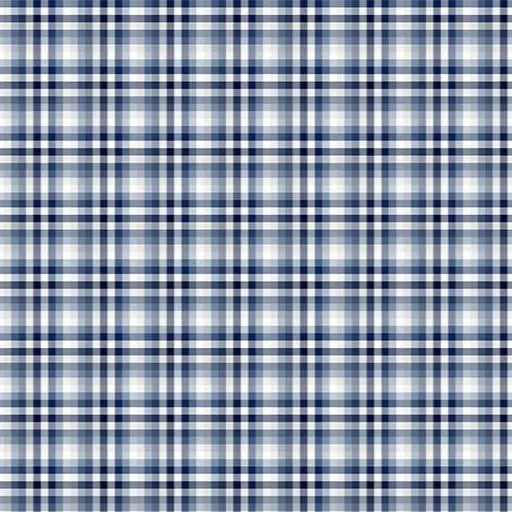 Classic Plaid Cloud Cuddle Blue Fabric per Yard