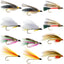 Premium Trout Streamers Fly Fishing Collection - 12 Assorted Wet Flies - Size 4 Hooks - Korvel