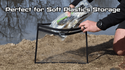 Reaction Tackle Clear Storage Bag Tackle Pak - Water-Resistant Plastic Storage - New