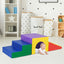 Climb and Crawl Foam Block Play Set for Infants - Orange
