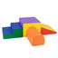 Climb and Crawl Foam Block Play Set for Infants - Orange