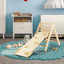 3-in-1 Wooden Climbing Triangle Set with Adjustable Ramp