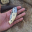 Premium Damascus Steel Folding Pocket Knife with Elegant Bone Handle - Korvel
