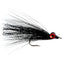 Clouser's Deep Minnow Black - Premium Saltwater & Bass Streamer Flies - Set of 4 (Size 1/0) - Korvel