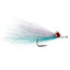 Clouser's Deep Minnow Blue & White - Premium Saltwater and Bass Streamer Flies - Set of 4 (Size 1/0) - Korvel