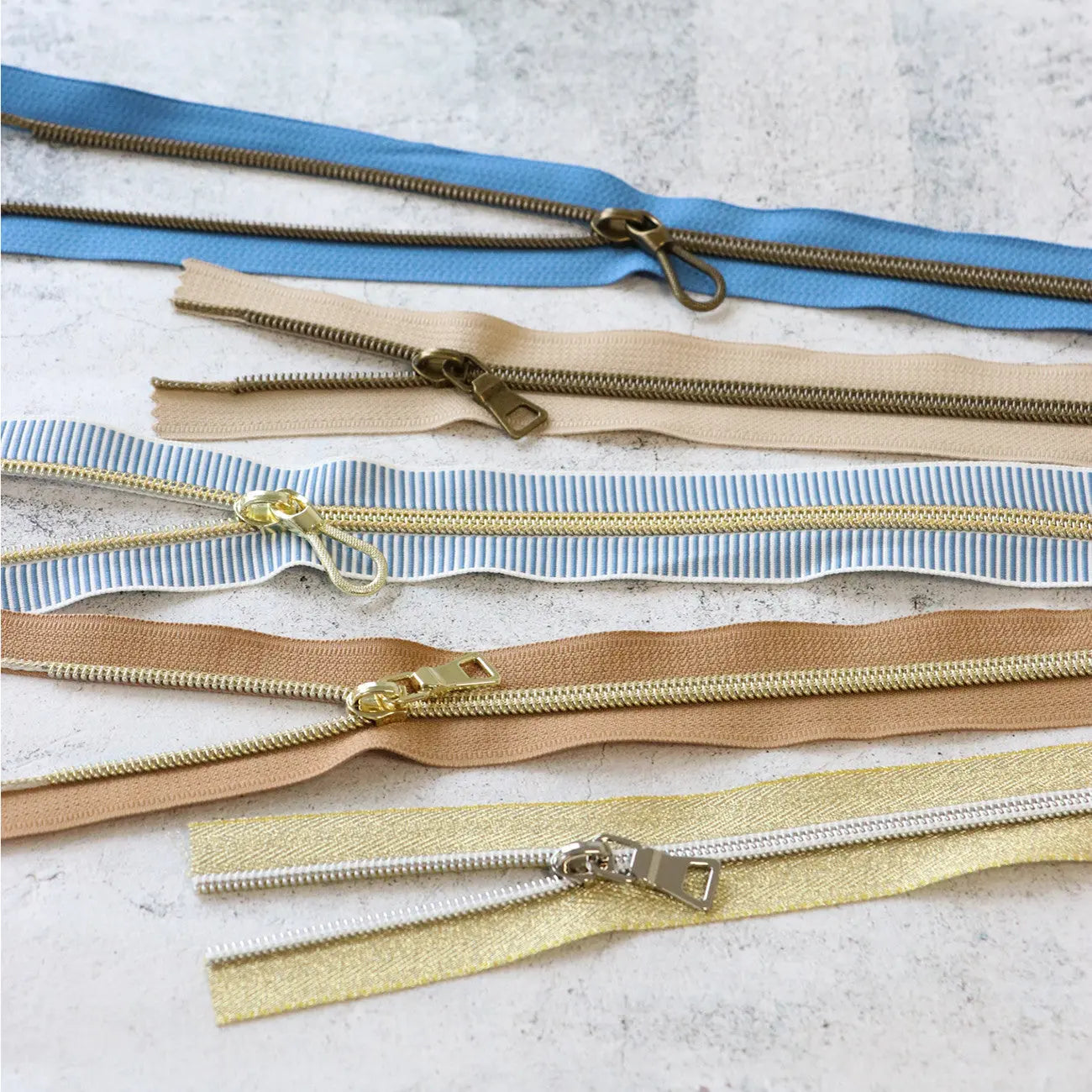 Coastal Zipper Bundle - Premium Crafting Essentials