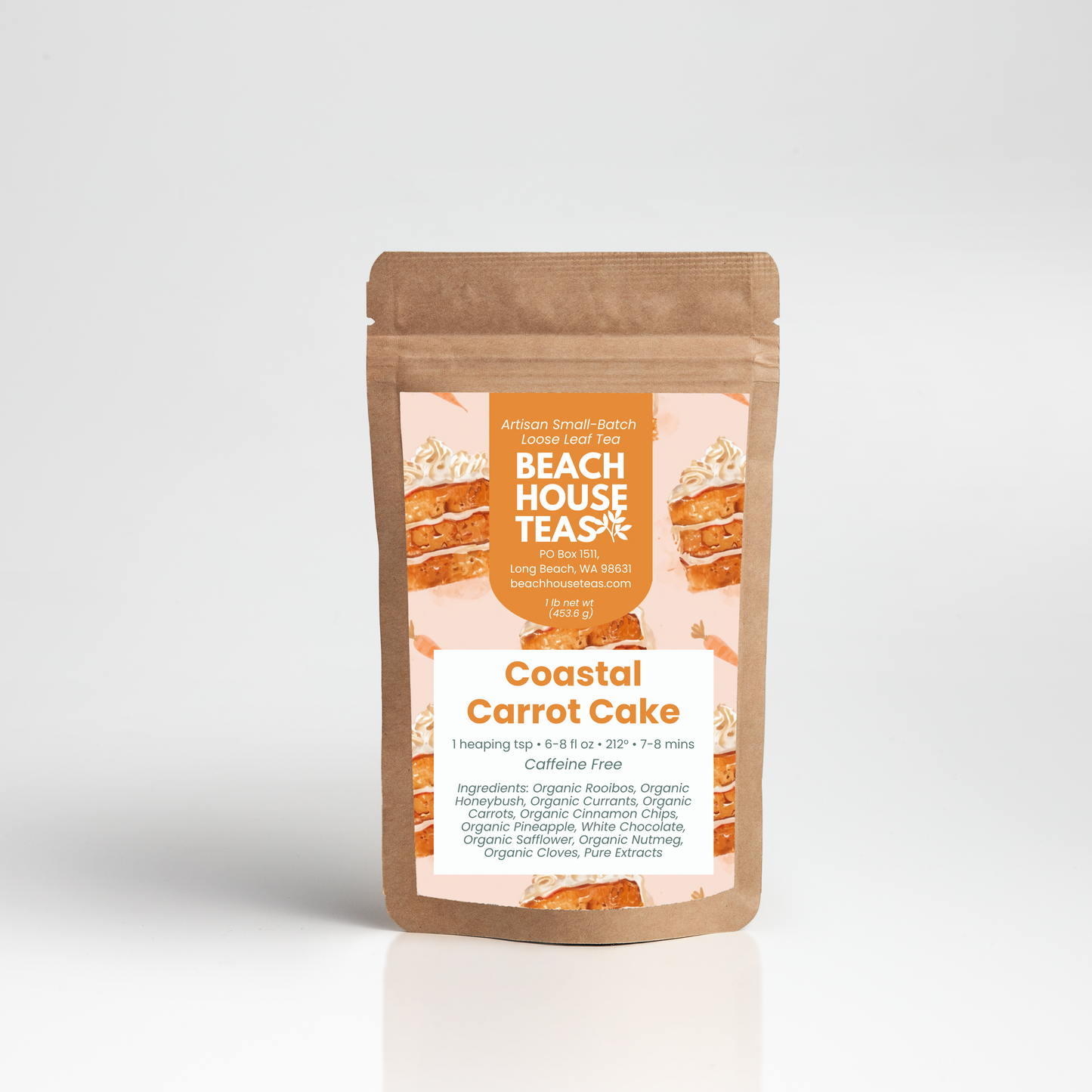 Coastal Carrot Cake Tea - Rooibos Dessert Blend