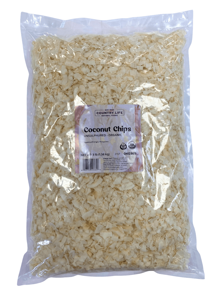 Organic Coconut Chips - Crunchy Tropical Snack