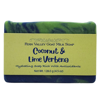 Handmade Goat Milk Soap | Tropical Coconut & Lime Verbena