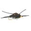 3-Pack Tungsten Bead Kaufmann's Black Stone Fly Nymphs with Rubber Legs - Size 10 - Korvel