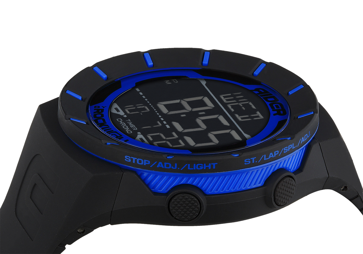 Reloj Digital Multifuncional Coliseum (Negro/Azul)