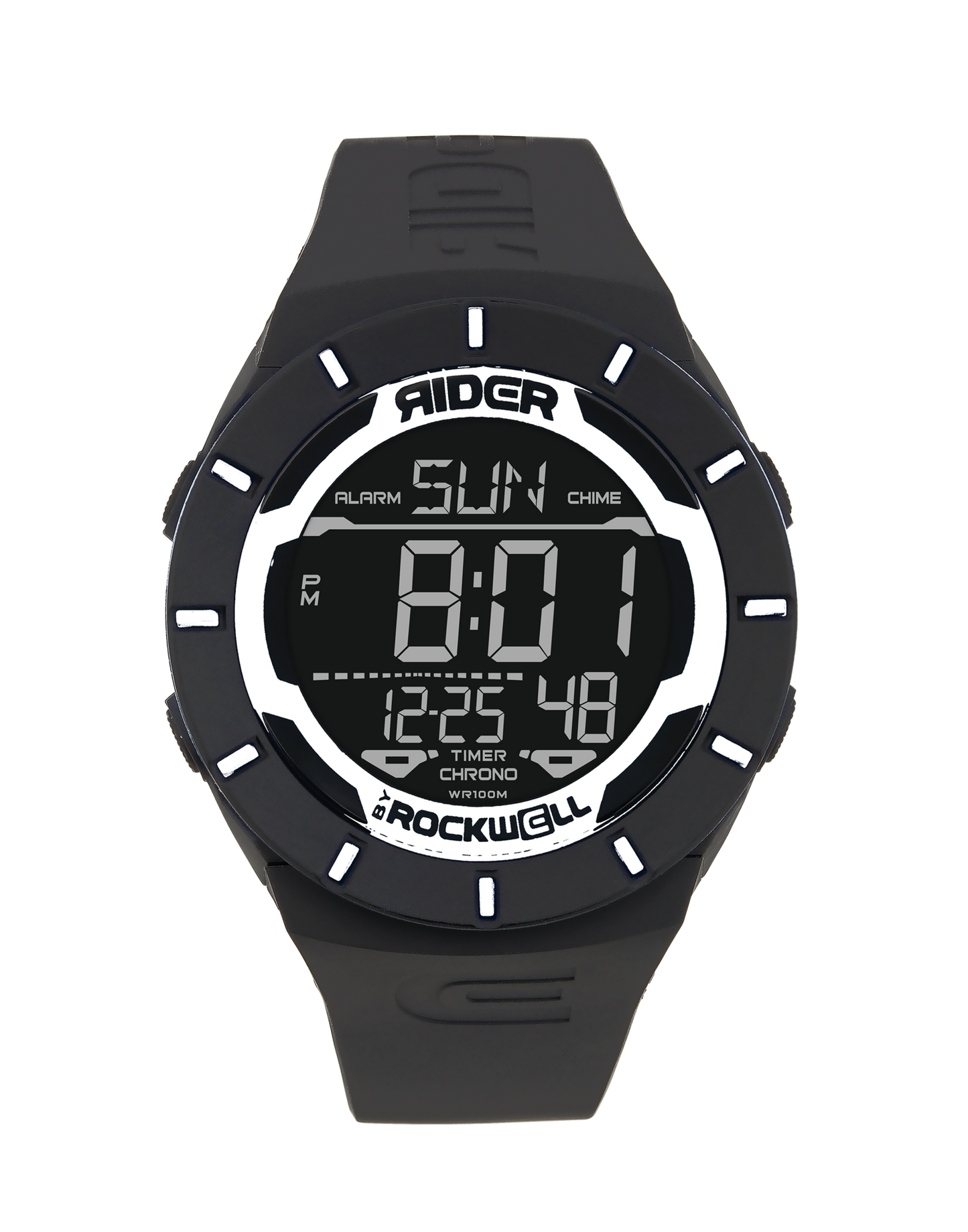 Coliseum Black/White Multifunction Watch
