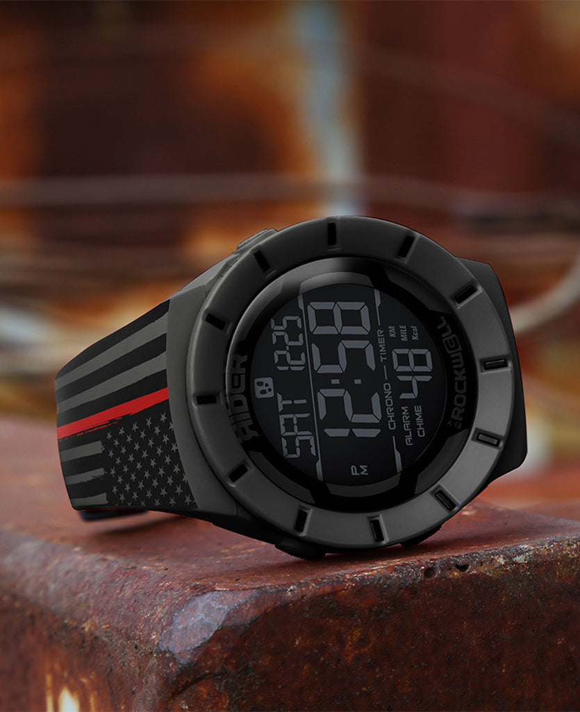 Coliseum Fit™ Assault - Firefighter Edition (Phantom Black) Tactical Watch - Korvel