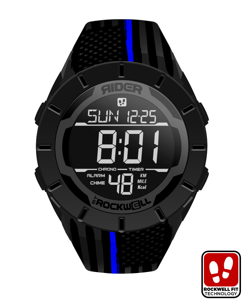 Coliseum Fit™ Tactical Assault - Police Edition (Phantom Black) Watch - Korvel