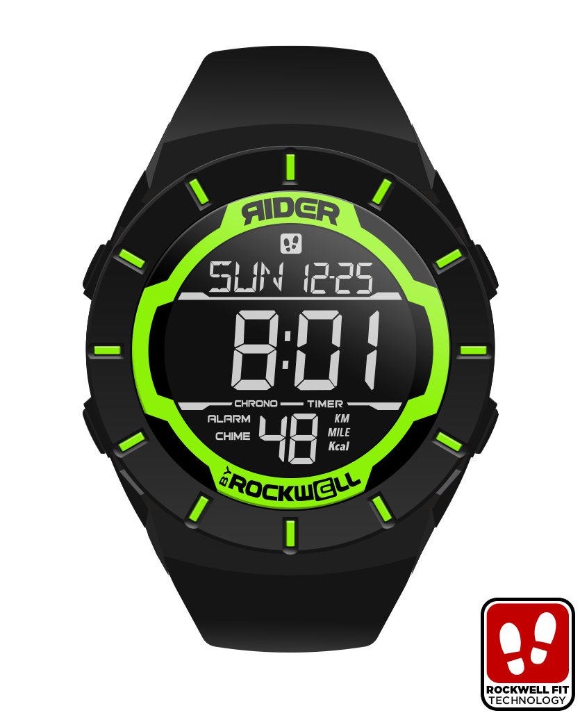 Coliseum Fit™ Black/Green: The Ultimate Adventure Watch - Korvel