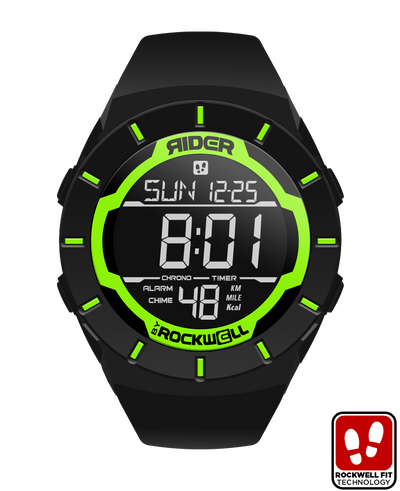 Coliseum Fit™ Black/Green: The Ultimate Adventure Watch - Korvel