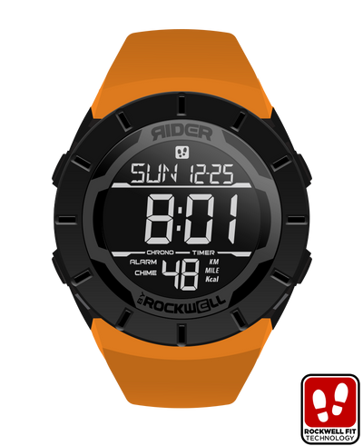 Coliseum Fit™ Mix Up Edition Watch (Black/Orange) - Korvel