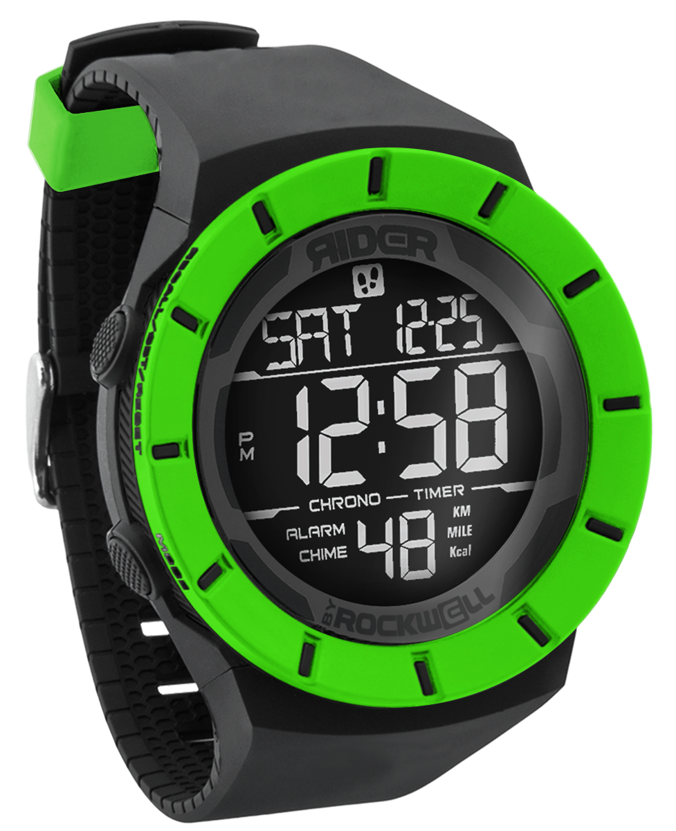 Coliseum Fit™ Halo Edition Watch (Black/Green) - Conquer Every Challenge - Korvel