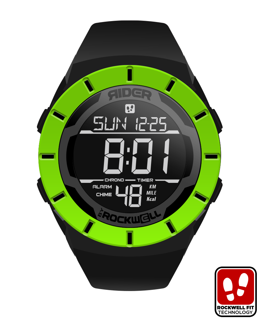 Coliseum Fit™ Halo Edition Watch (Black/Green) - Conquer Every Challenge - Korvel