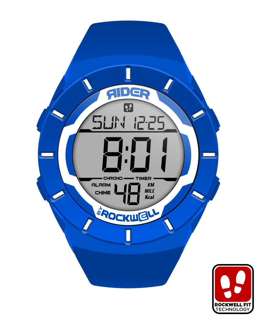 Coliseum Fit™ Blue-White Edition Watch - Korvel
