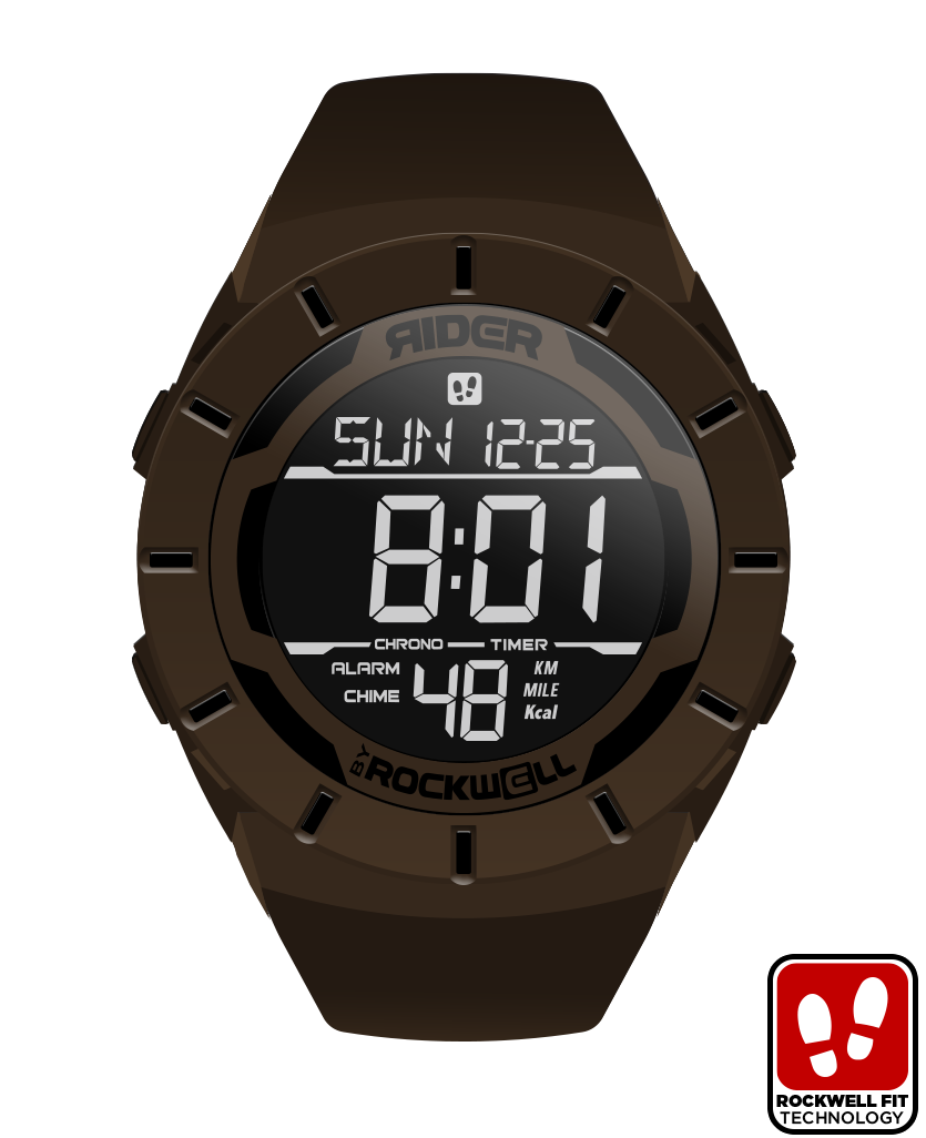 Coliseum Fit™ Watch (Gunstock Brown/Black) - Your Ultimate Timepiece - Korvel
