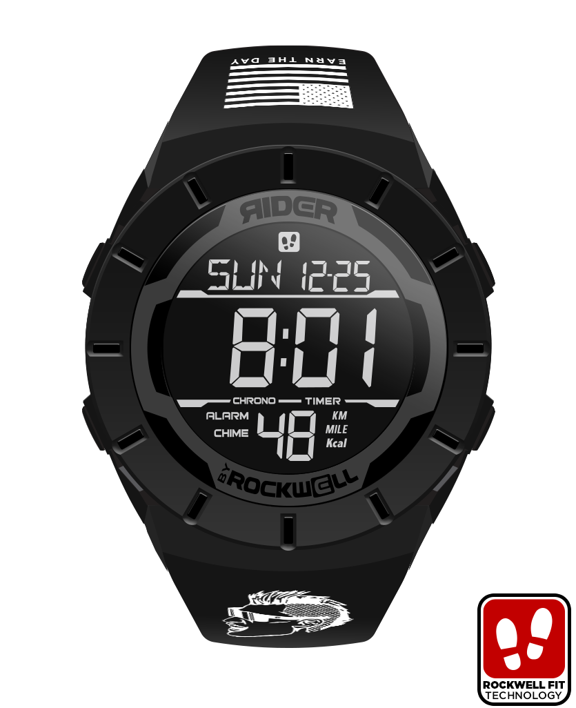 Coliseum Fit™ - Casey Patterson Phantom Black Edition Watch - Korvel
