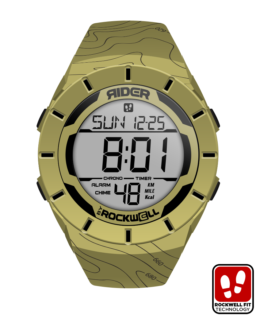 Coliseum Fit™ Elevation Edition Watch (Tan/Black) - Conquer Time - Korvel
