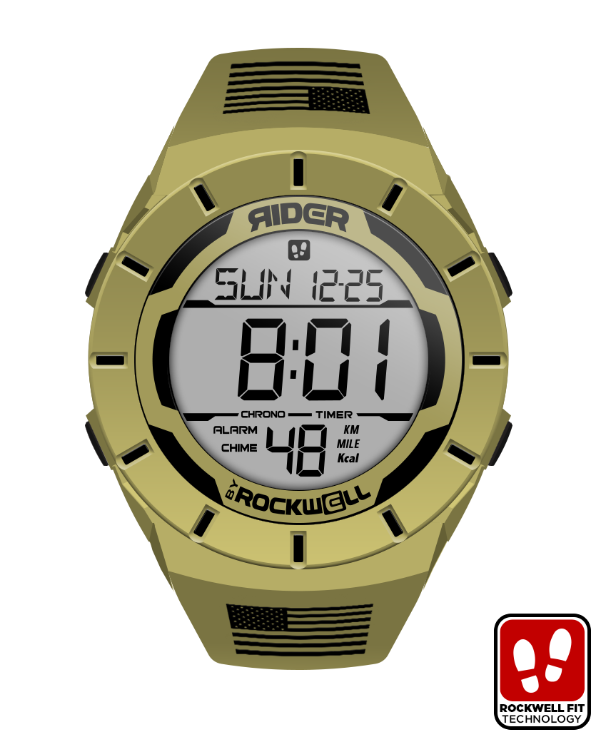 Rockwell Coliseum Fit™ Freedom Edition Watch (Coyote Tan/Black) - Korvel