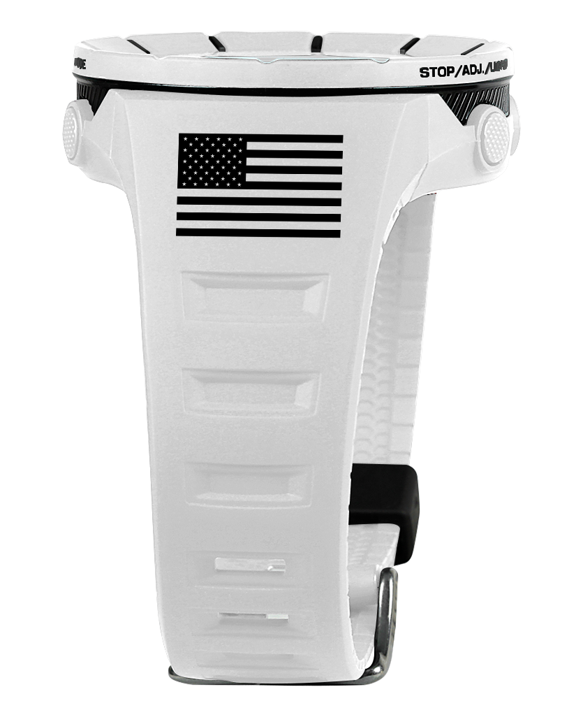 Coliseum Fit™ Freedom Edition Watch (White/Black) - Korvel