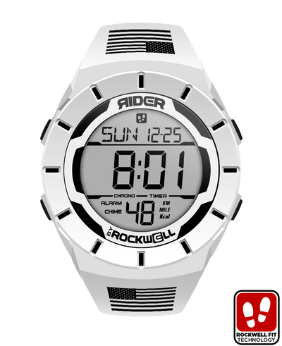 Coliseum Fit™ Freedom Edition Watch (White/Black) - Korvel