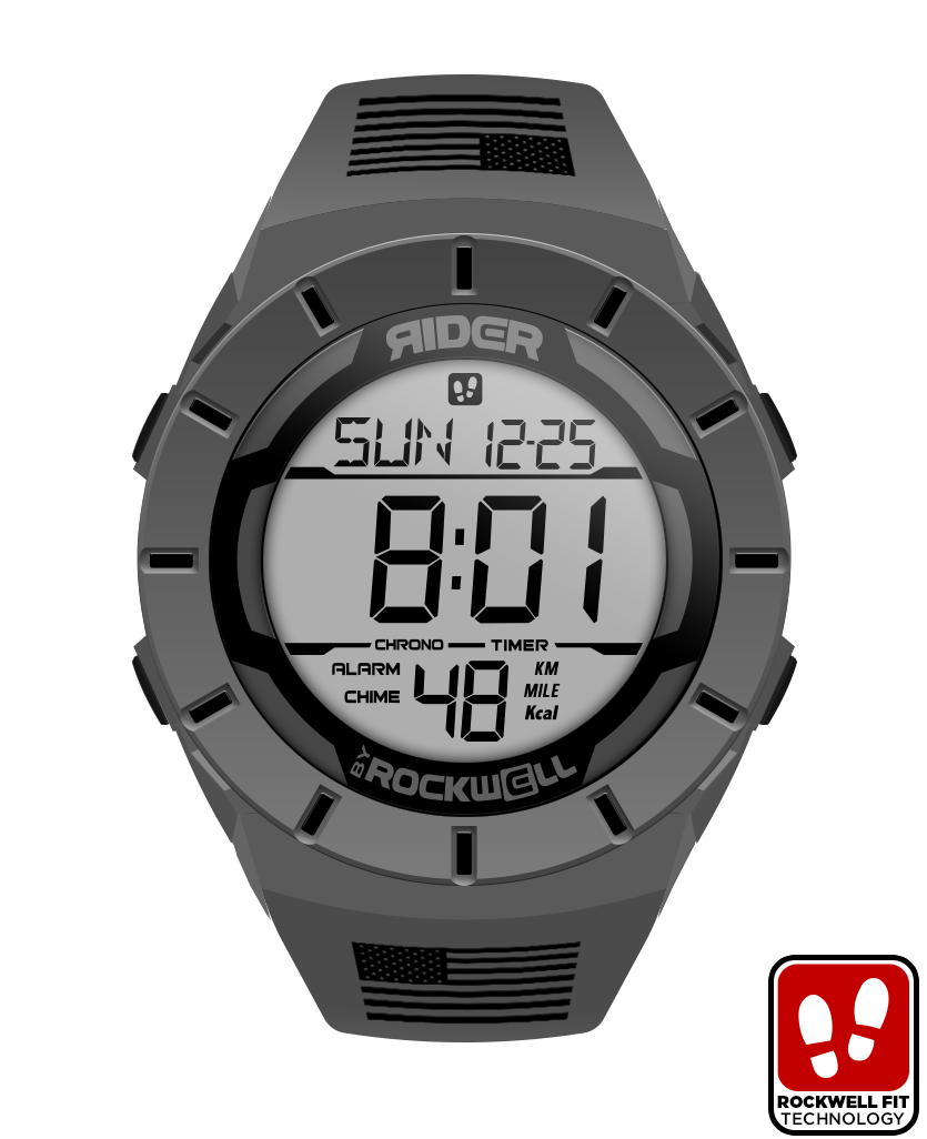 Coliseum Fit™ Freedom Edition Watch (Gray/Black) - Unleash Your Potential - Korvel