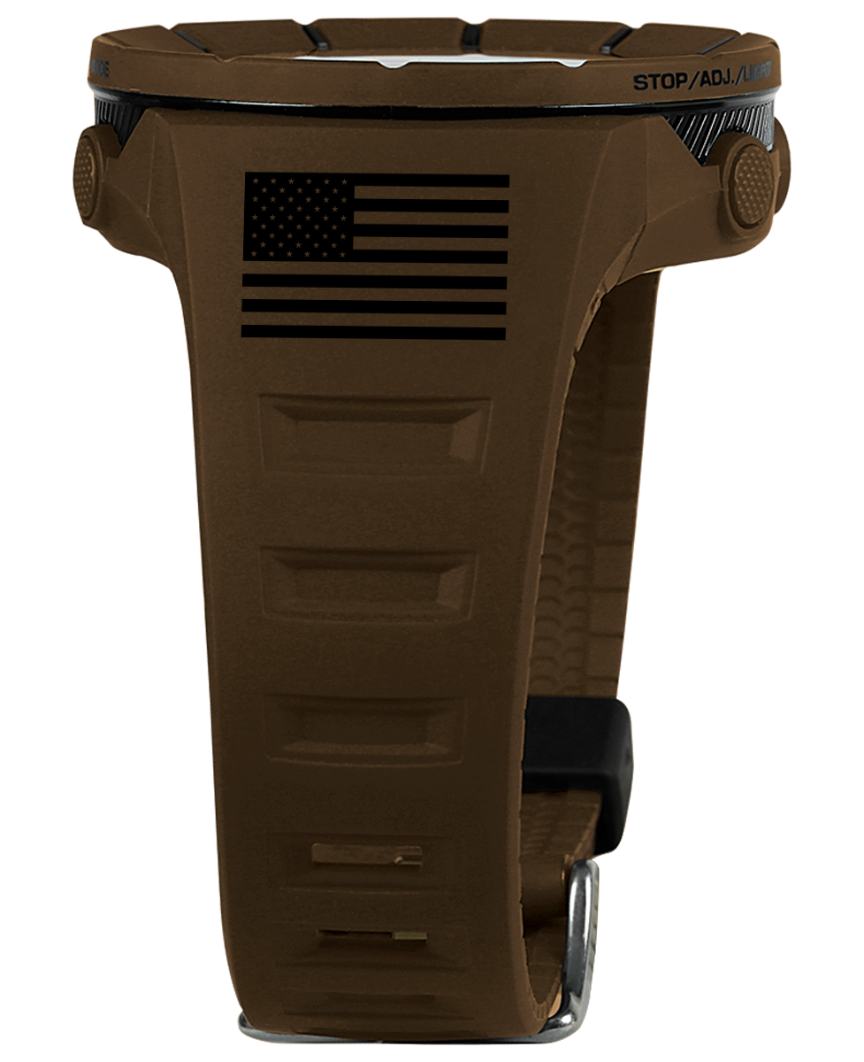 Coliseum Fit™ - Freedom Edition Watch (Gunstock Brown/Black) - Korvel