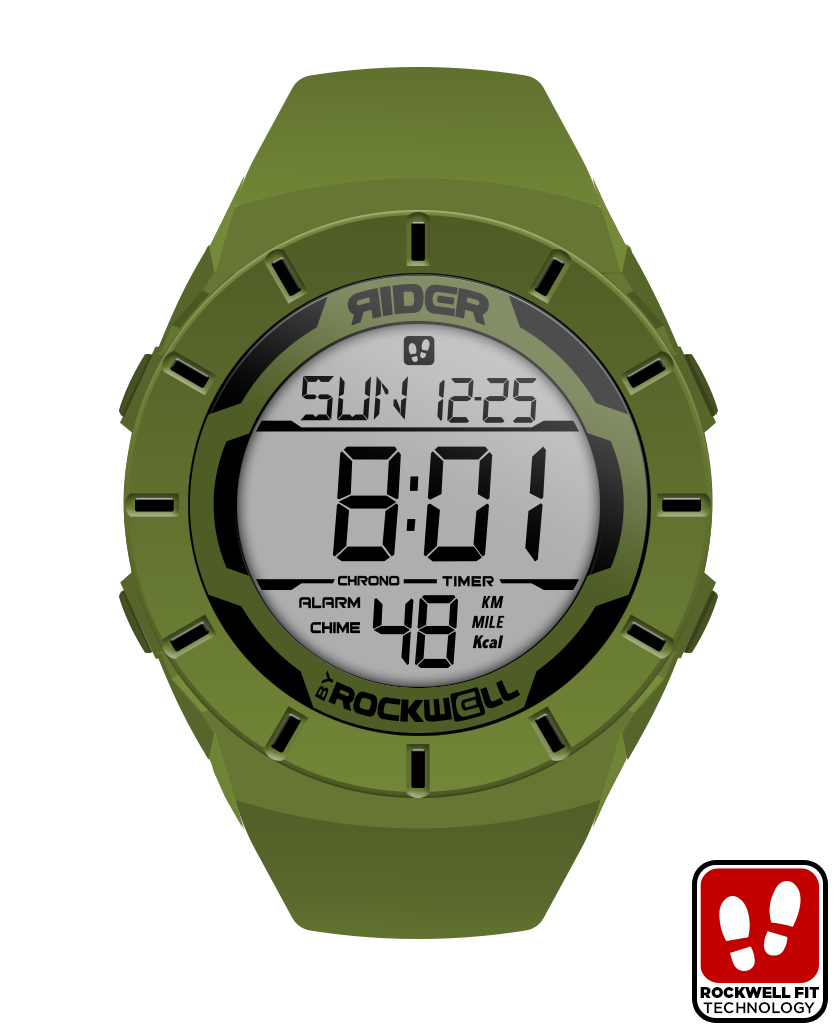 Coliseum Fit™ Tactical Watch (OD Green/Black) - Korvel