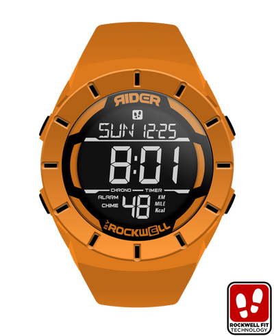 Montre Coliseum Fit™ Orange/Noir