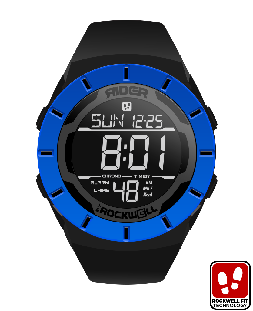 Coliseum Fit™ Halo Edition Watch (Black/Blue) - Conquer Every Challenge - Korvel