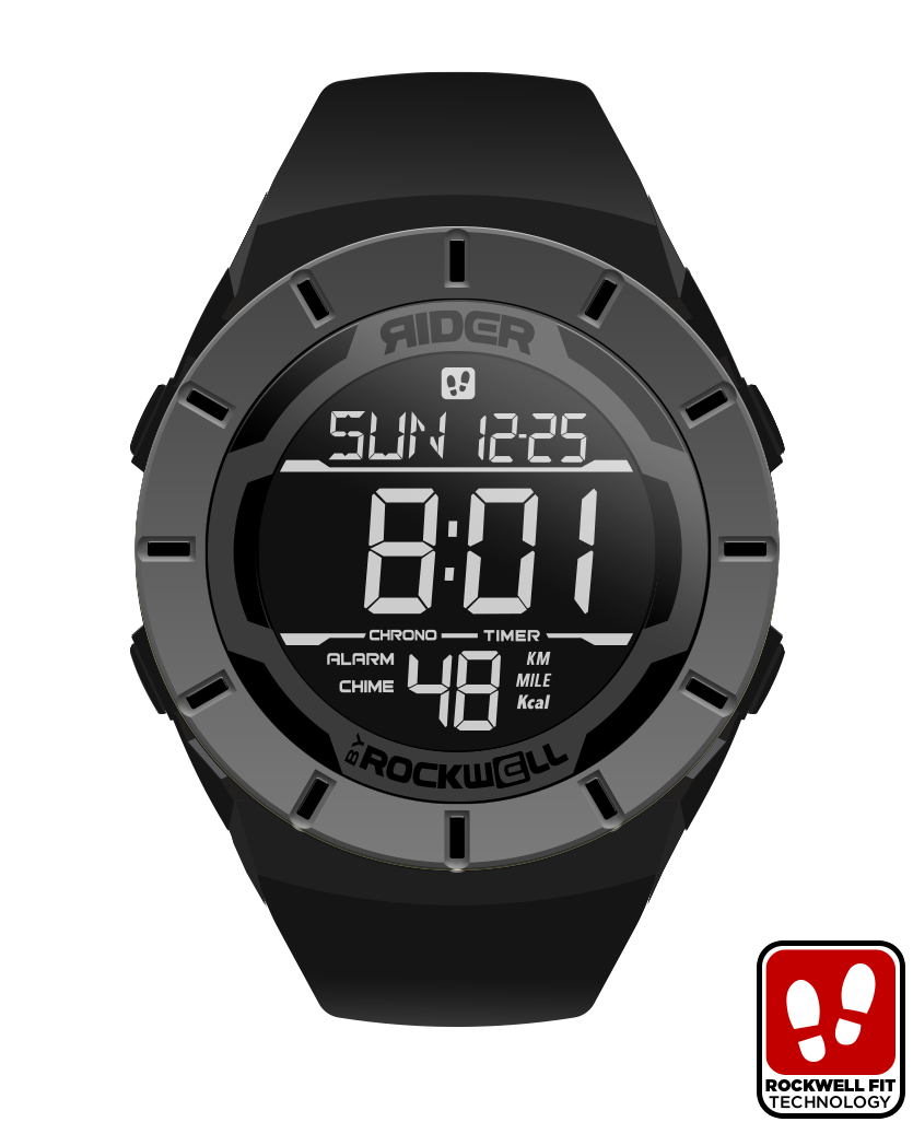 Coliseum Fit™ Halo Edition Watch - Black & Grey - Korvel
