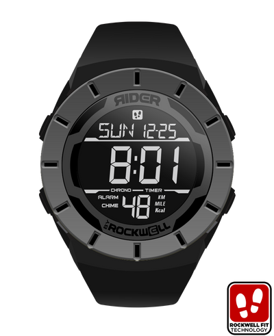 Coliseum Fit™ Halo Edition Watch - Black & Grey - Korvel