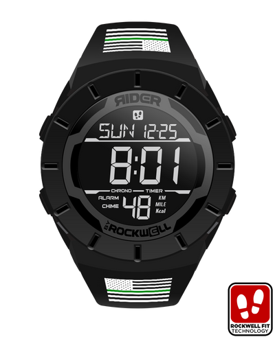 Coliseum Fit™ Thin Green Line - Freedom Edition Watch (Phantom Black) - Korvel