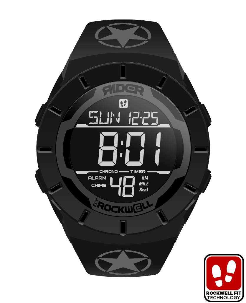 Coliseum Fit™ Tactical Edition (Phantom Black) Watch - Korvel
