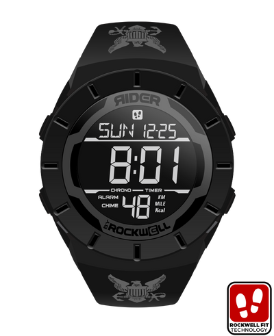 Montre Coliseum Fit™ Édition Marine - Noir Fantôme