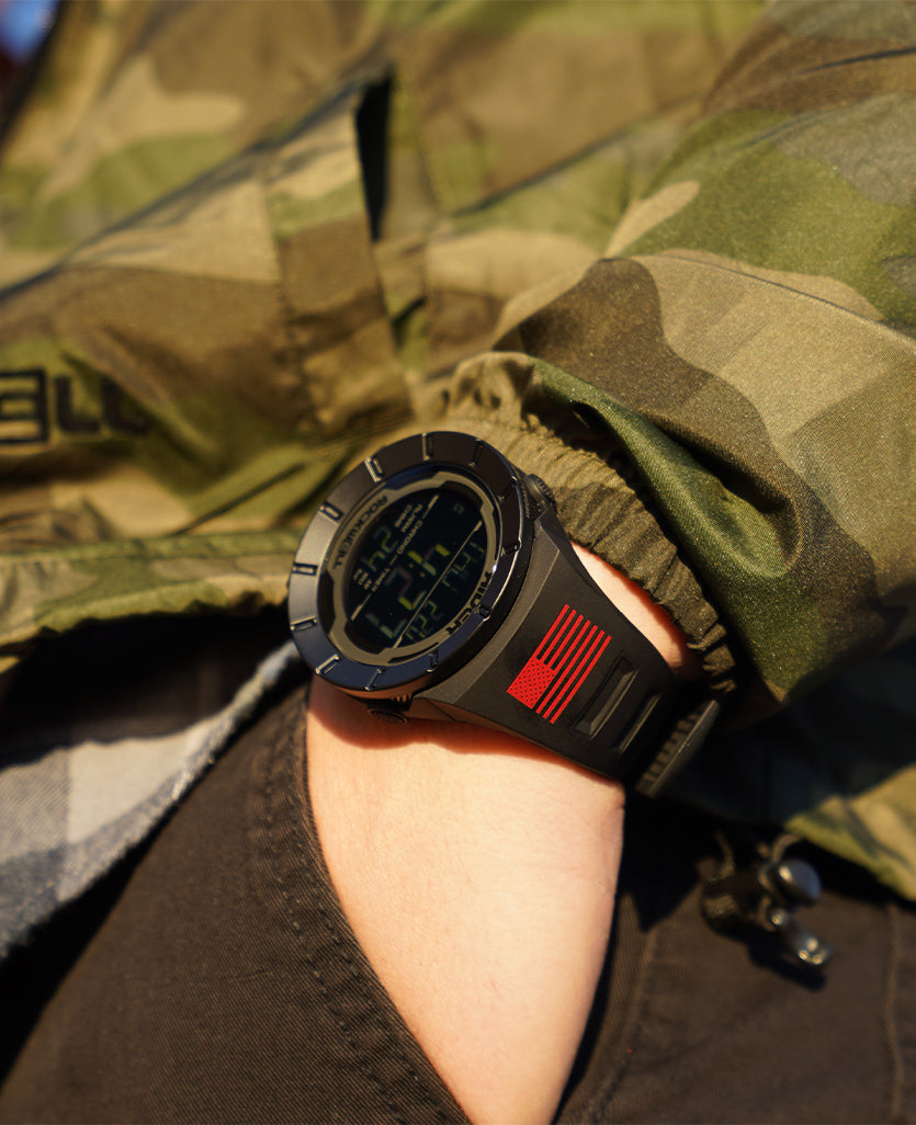 Coliseum Fit™ R.E.D. Edition Watch in Phantom Black - Korvel