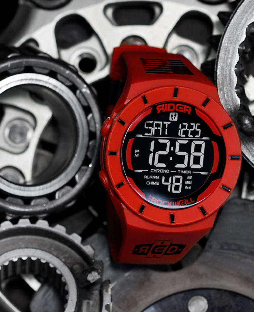 Reloj Coliseum Fit™ Edición R.E.D. - Rojo/Negro