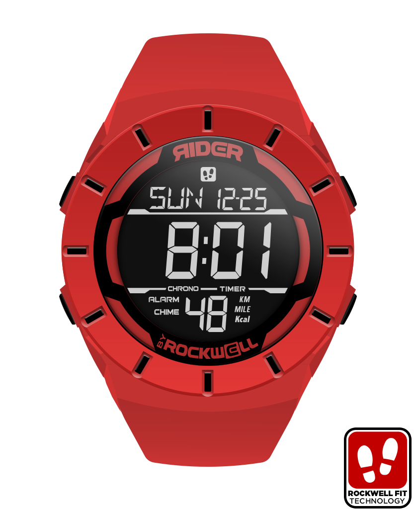 Rockwell Coliseum Fit™ Red-Black Watch: Unleash Your Inner Gladiator - Korvel