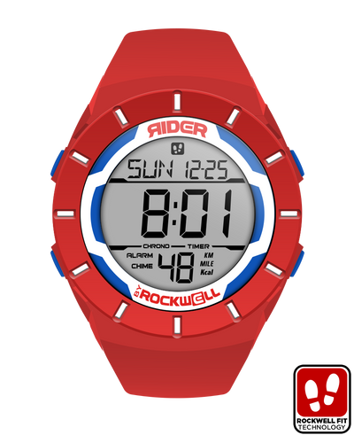 Montre Coliseum Fit™ Rouge/Blanc/Bleu