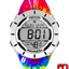 Coliseum Fit™ Samadelic Tie-Dye Edition Watch (White/Black) - Korvel
