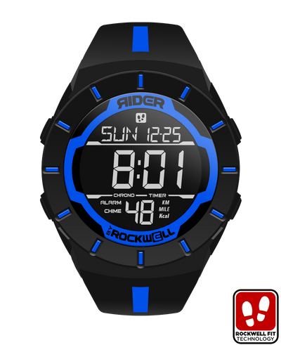 Montre Coliseum Fit™ Édition Police - Noir/Bleu