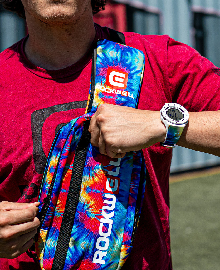 Coliseum Fit™ Samadelic Tie-Dye Edition Watch (White/Black) - Korvel